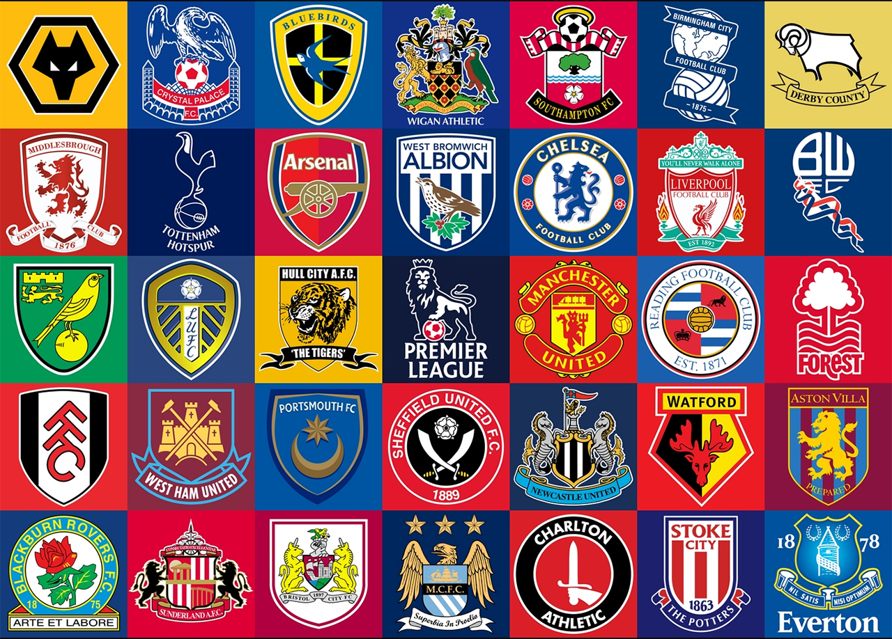 British Premier League Team Logos